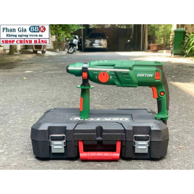 MÁY KHOAN BETONG 3 CHỨC NĂNG DEKTON-DKRH2603C GÀI MŨI SDS PLUS-CÔNG SUẤT 1050W