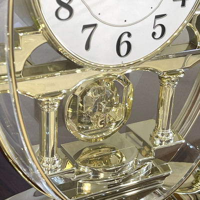 Đồng Hồ Để Bàn Rhythm CRP609WR18 - Vàng (19.3 x 24.1 x 9.0 cm)