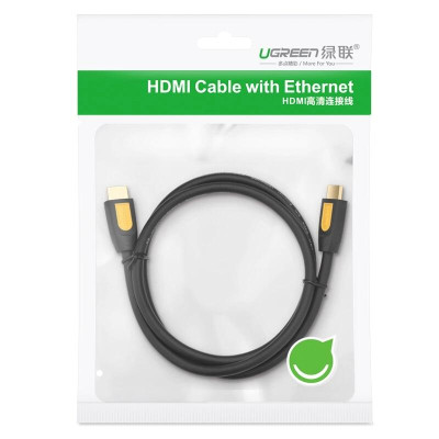 Ugreen UG11106HD101TK 15M màu Vàng Cáp tín hiệu HDMI chuẩn 1.4 hỗ trợ phân giải Full HD - HÀNG CHÍNH HÃNG
