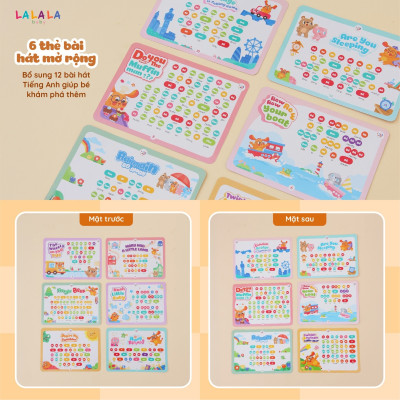 Đồ Chơi Âm Nhạc Lala Piano Phát Nhạc Tiếng Anh và Tiếng Việt cho bé – Lalala Baby