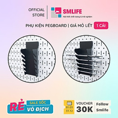 Giá mỏ lết Pegboard - Bằng thép sơn tĩnh điện - Phụ kiện móc cho Bảng treo dụng cụ cơ khí