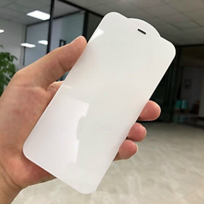 Kính cường lực không màu viền full tràn màn hình, có lưới lọc bụi lỗ loa, kính dán trong suốt toàn bộ cho iPhone - Hàng chính hãng
