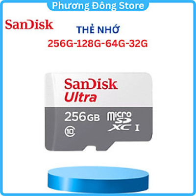Thẻ Nhớ microSD SanDisk Ultra 128/64/32GB UHS-I - 100MB/s New  - Hàng chính hãng