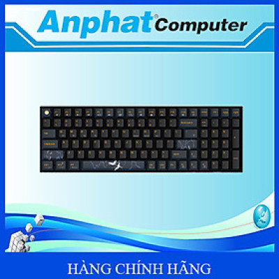 Bàn phím cơ không dây Newmen GM1000  (Hạc - Trăng & Mây) G-Pro Yellow/ G-Pro Silver speed Axis - Hàng Chính Hãng 