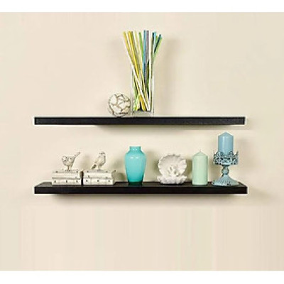 Bộ 2 Kệ Gỗ Treo Tường Kết Cấu Không Giá Đỡ Juno Sofa KT 120x20x2.5 cm