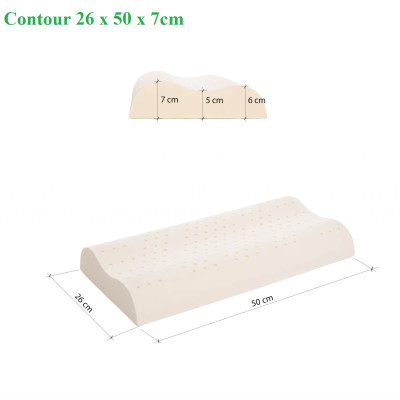 Gối Cao Su Trẻ Em Liên Á Contour - Cao Su Thiên Nhiên 100%