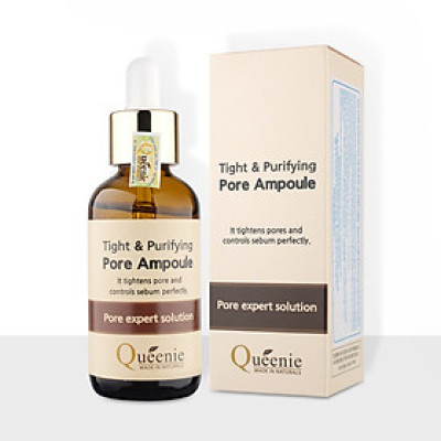 TINH CHẤT SE NHỎ LỖ CHÂN LÔNG AMPOULE QUEENIE 50ML - MỸ PHẨM HÀN QUỐC