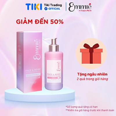 Kem dưỡng thể Emmié Face & Body Niacinamide Emulsion làm trắng da 7% (230ml)/10% (230g) - Hàng chính hãng