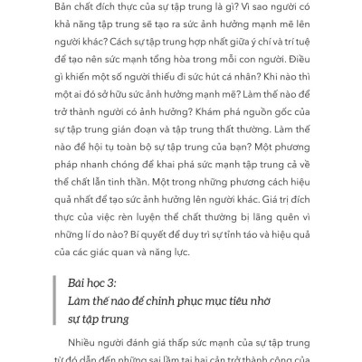 Sách - Luật Tập Trung - Càng Tập Trung, Càng Phát Triển