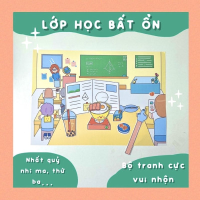 Bộ Tranh Tương Tác Cô Tiên Xanh - Lớp Học Bất Ổn