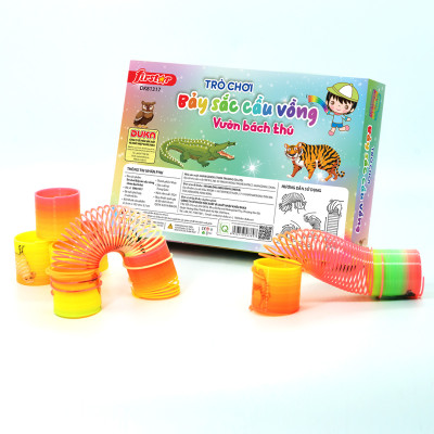 Đồ chơi Duka: Trò chơi bảy sắc cầu vồng - Vườn bách thú DK81317