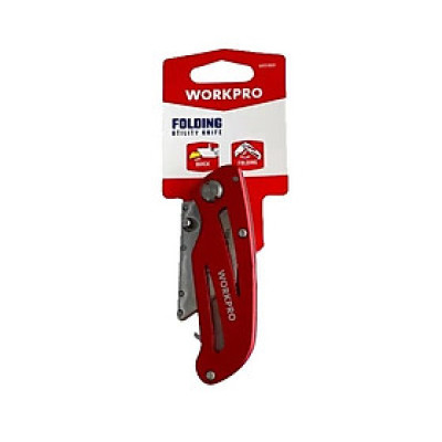 Dao tiện ích có lưỡi cắt gấp gọn, bằng nhôm mở nhanh Workpro WP211003