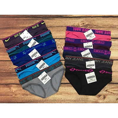 Combo 10 quần lót nữ cotton lưng chữ 268 – Mềm mại, thoáng mát, co giãn thoải mái