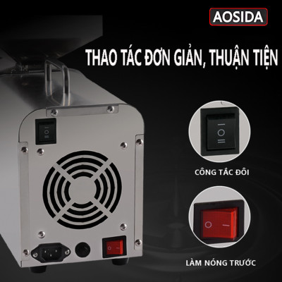 Máy ép dầu thực vật nóng và lạnh thương hiệu cao cấp AOSIDA 888A - Công suất cực đại: 1000W - Hàng Nhập Khẩu