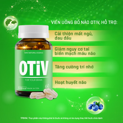 Viên uống OTIV bổ não (60 viên) 
