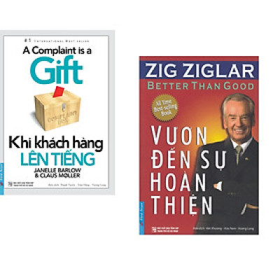 Combo 2 cuốn sách: Khi Khách Hàng Lên Tiếng + Vươn Đến Sự Hoàn Thiện