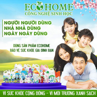 ( Tặng Chai Nước Rửa Tay) Combo Dầu Gội Xả ECOHOME Kim Ngân Hương Nước Hoa 500ml Công Nghệ Sinh Học
