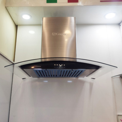 Máy hút mùi kính cong Grasso GS 3388S2 - 700 (Hàng chính hãng)