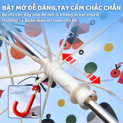 Ô che mưa, che nắng cho bé Mideer Umbrella Chất Lượng Cao