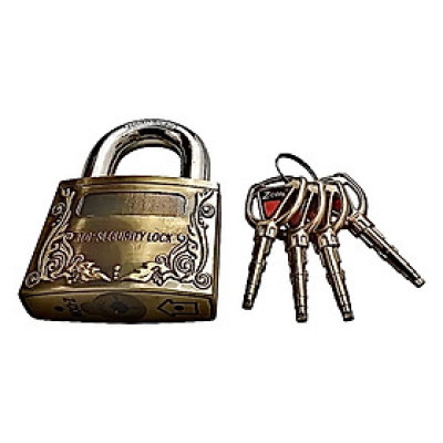 Ổ khóa TOPLEX TK103-60mm cao cấp, khóa an toàn, chống cắt, chống chìa giả, chất liệu hợp kim đồng.