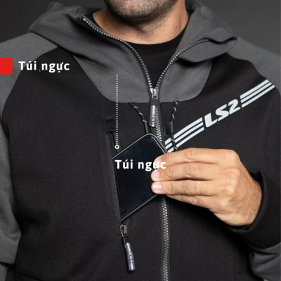 Áo Bảo Hộ Đi Xe Máy LS2 Throttle Man