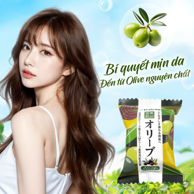 Xà Phòng Cấp Ẩm Và Dưỡng Mịn Da Olive Pelican Family Soap Olive 80 G