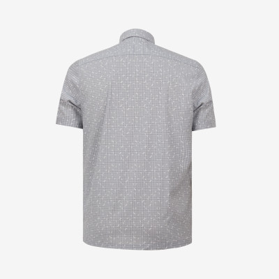 Áo sơ mi nam ngắn tay Khatoco A1MN468T2-CNIN669-2612-N