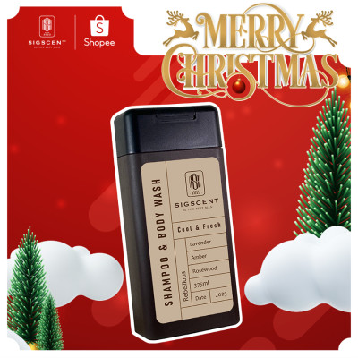 Sữa tắm dầu gội cho nam hương nước hoa 375ml Rebellious thương hiệu SIGSCENT