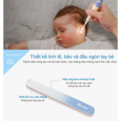 Bộ Cắt Móng Tay, Ráy Tai Cho Bé Ku.Ku Duckbill