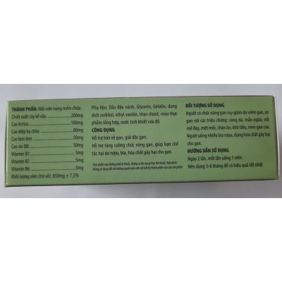 Viên uống bổ gan Bogakore  Kingphar, hộp 30v