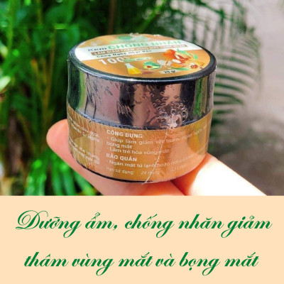 KEM CHỐNG NHĂN, LÀM GIẢM THÂM VÙNG MẮT HẠNH NHÂN MẸ KEN