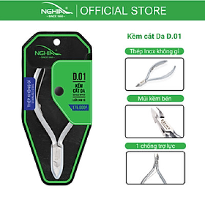 Kềm Cắt Da Thép Không Gỉ Kềm Nghĩa D-01(16)