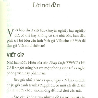Người Kể Chuyện Trên Báo