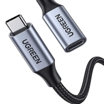 Ugreen UG80810US372TK 0.5M 3.1 gen2 4k 60hz 100w 10Gbps Cáp nối dài usb type c - HÀNG CHÍNH HÃNG