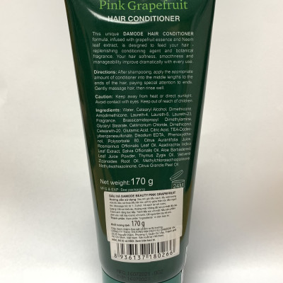 Dầu xã mềm mượt tóc ngăn ngừa chẻ  ngọn cao cấp độc quyền Damode Pink Grapefruit Conditioner chai 170ml