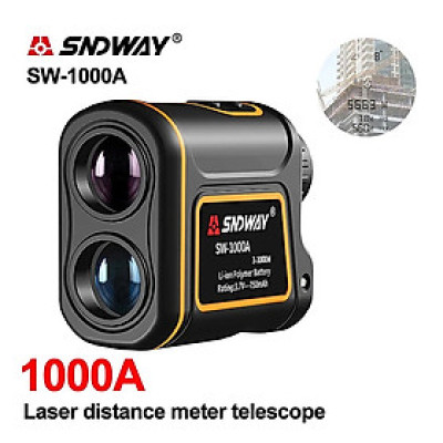 SNDWAY SW800 Ống Nhòm Đo Khoảng Cách, Đo Góc, Đo Tốc Độ Laser Siêu Xịn Có Màn LCD Kính Viễn Vọng Đo Xa SW-800B Dùng Trong Xây Dựng - Thể Thao - Dã Ngoại Bản Nâng Cấp - Hàng Chính Hãng