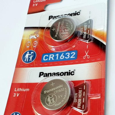 {Panasonic VN nhập khẩu} Pin Cúc Áo Panasonic  CR1632  3V Lithium dùng cho đồng hồ, thiết bị điện tử...
