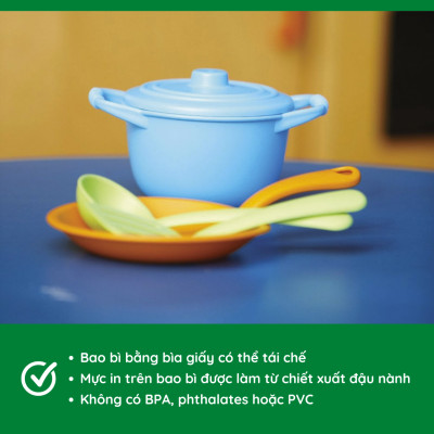 Bộ Đồ Chơi Đồ Dùng Cho Đầu Bếp Green Toys Cho Bé Từ 2 Tuổi