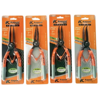Bộ Kìm Mở Phe Kapusi Japan 7 Inch/175mm - Thiết Kế Tiện Lợi, Tay Cầm Bọc Nhựa