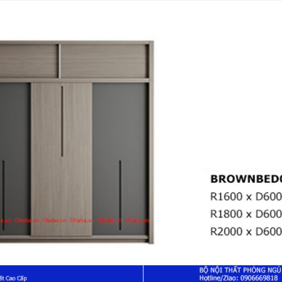 Combo Phòng Ngủ Cao Cấp Xám Khói Ohaha