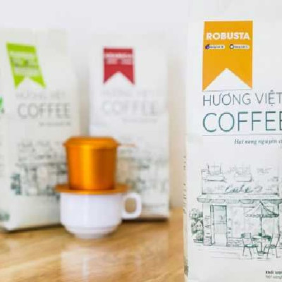 Cà Phê Robusta Rang Mộc Nguyên Chất 500 gram