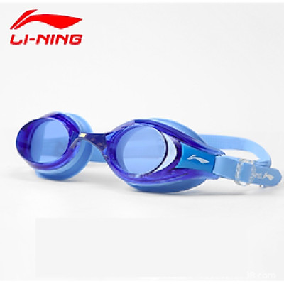 Kính bơi người lớn LI-NING chống tia UV chống sương mù - Xanh dương - Hàng chính hãng