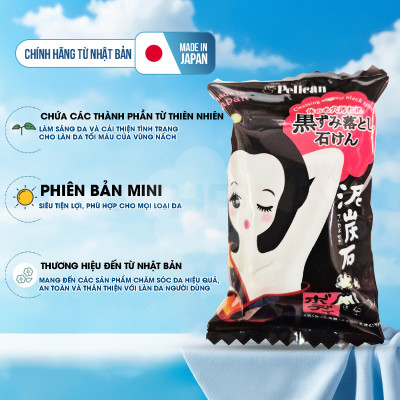 Phiên Bản Mini Xà Phòng Tắm Chống Thâm Nách Và Làm Sạch Cơ Thể Pelican 50 G