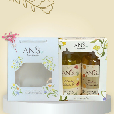 Hộp Quà Tặng Combo 2 Gel Tắm 500G AN