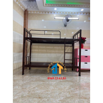 Giường sắt hộp 2 tầng 1mx1m( Tầng Dưới – Tầng Trên) Cao cấp - Đại Thành