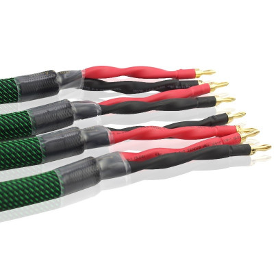 SOAIY Dây Loa MCINTOSH 4 Lõi Đồng Mạ Bạc Cao Cấp 1,5m - Hàng Nhập Khẩu