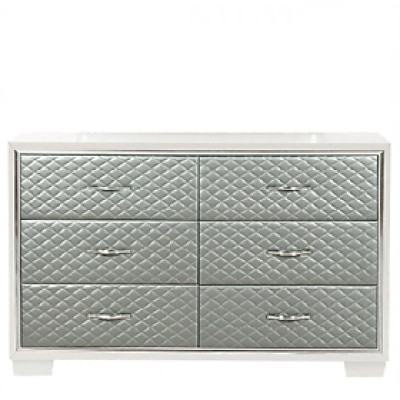 Tủ 6 ngăn kéo bọc nệm Tundo KT Ngang 165 x Sâu 46 x Cao 100cm