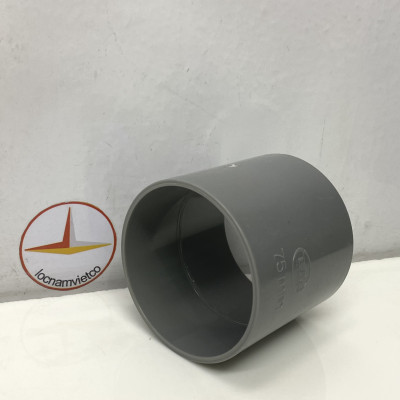 Nối 75 nhựa PVC Bình Minh (Plaint Socket)_N75M
