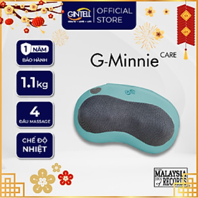 |GIÁ SỐC| Gối Massage nhiệt hồng ngoại  G-Minnie Care| Công nghệ massage Shiatsu 3D | 1 Năm Bảo Hành