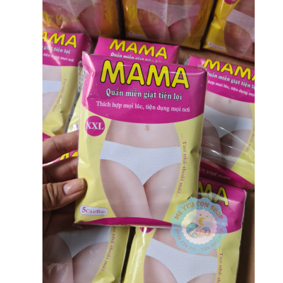 QUẦN LÓT GIẤY MAMA DÀNH CHO MẸ SAU SINH HOẶC ĐI DU LỊCH (5 CÁI / GÓI)